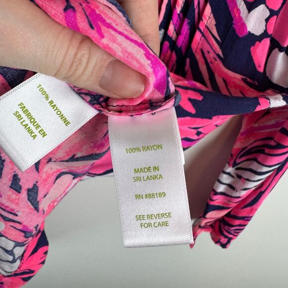 Lilly‎ Pulitzer Womens Sarasota Tunic in A Jungle In Here Sz XXS Vacation Preppy - Picture 7 of 11